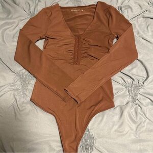 Abercrombie & Fitch Brown Bodysuit